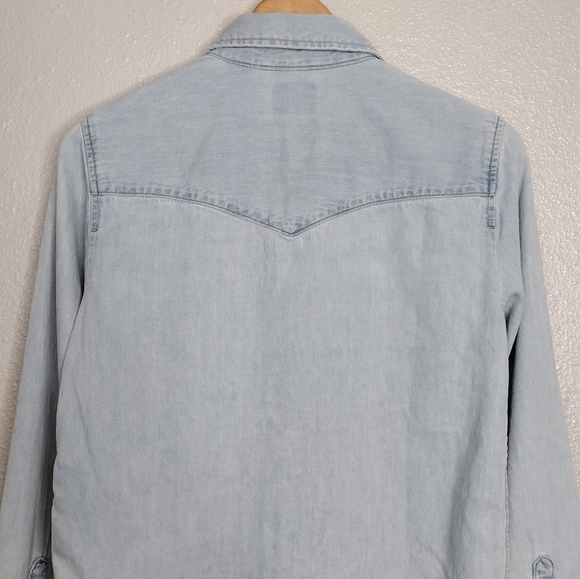 Levi's Tops Nwt Levis Womens Denim Cotton Long Sleeve Front Button Down Shirt Poshmark